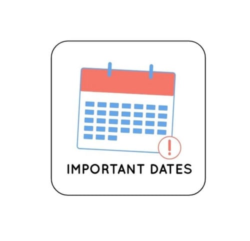 Important Dates